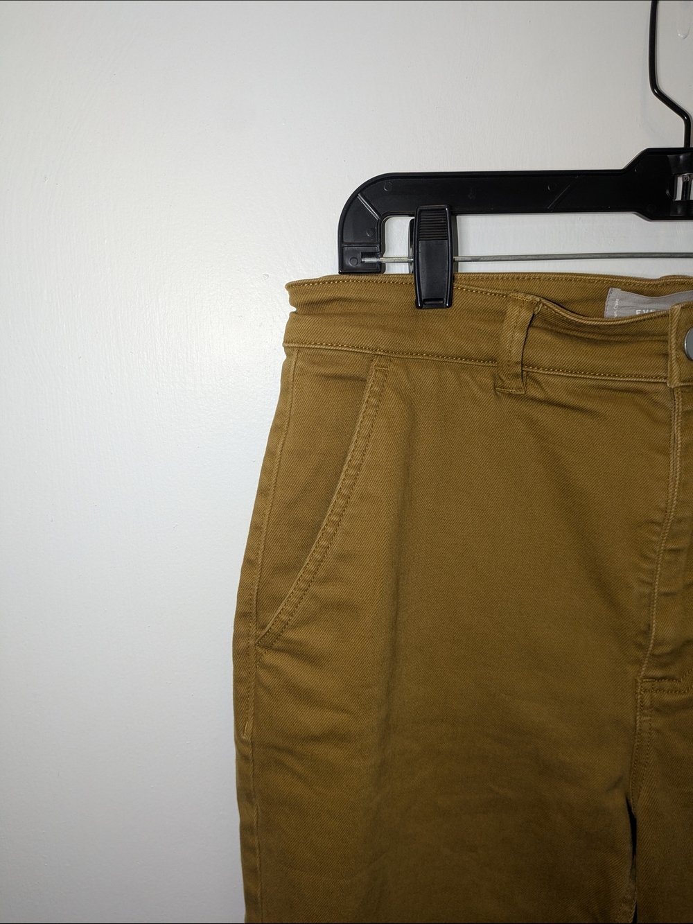 Everlane Cropped Straight Pants Golden Mustard Size 10 - Picture 5 of 8